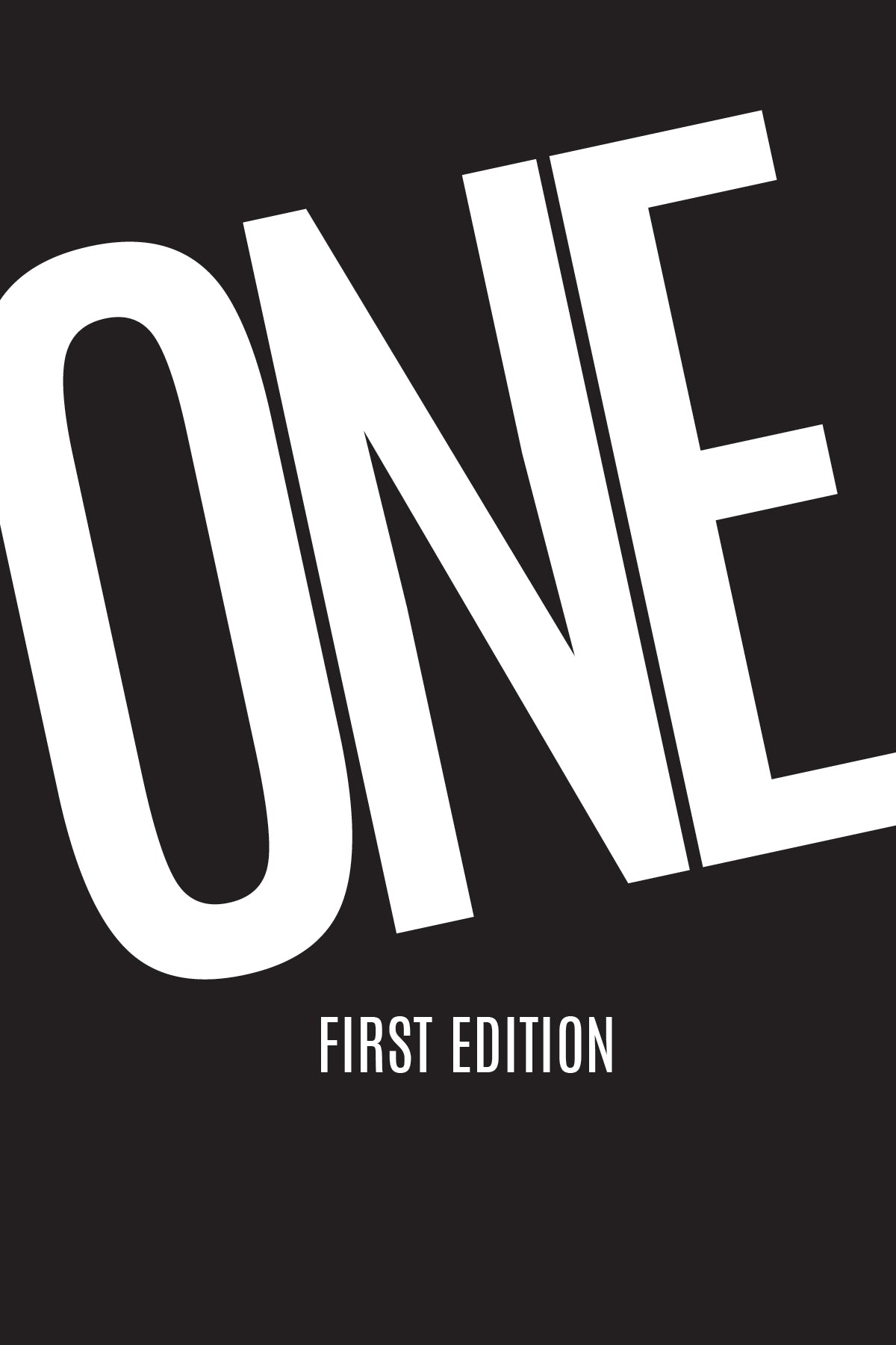 One - first edition - VanBro’s